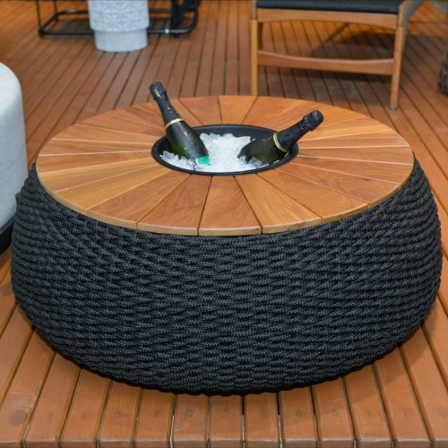 Mesa de centro com champanheira Ive